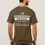infidel met rug t-shirt (Achterkant)