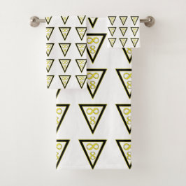 Infieniteit 8 badhanddoekset bad handdoek