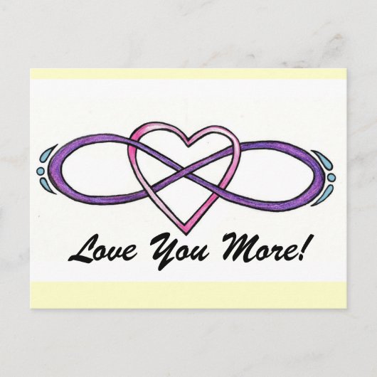 Infinate Love design Briefkaart (Voorkant)