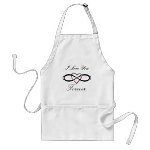 Infinate Love design Standaard Schort