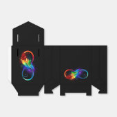 Infineensymbool met regenboogvanger bedankdoosjes (Uitgevouwen)