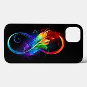 Infineensymbool met regenboogvanger Case-Mate iPhone case (Achterkant (horizontaal))