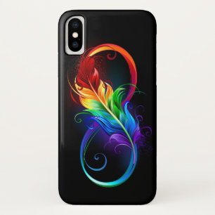Infineensymbool met regenboogvanger iPhone x hoesje