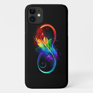 Infineensymbool met regenboogvanger iPhone 11 hoesje