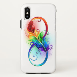Infineensymbool met regenboogvanger iPhone XS hoesje