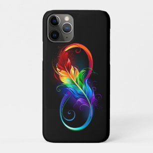 Infineensymbool met regenboogvanger iPhone 11 pro hoesje