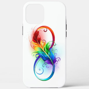 Infineensymbool met regenboogvanger iPhone 12 pro max hoesje