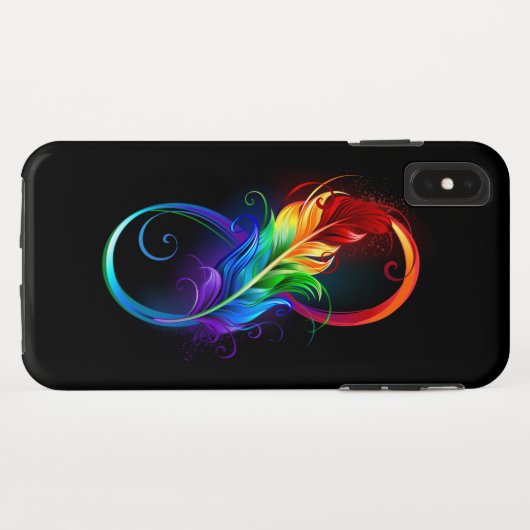 Infineensymbool met regenboogvanger Case-Mate iPhone case (Achterkant (horizontaal))