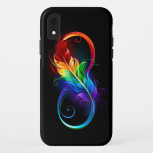 Infineensymbool met regenboogvanger iPhone XR hoesje