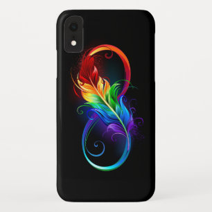 Infineensymbool met regenboogvanger iPhone XR hoesje