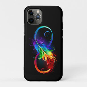 Infineensymbool met regenboogvanger iPhone 11 pro hoesje