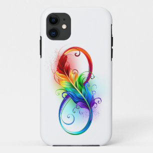 Infineensymbool met regenboogvanger iPhone 11 hoesje