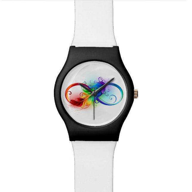 Infineensymbool met regenboogvanger horloge (Close Up)