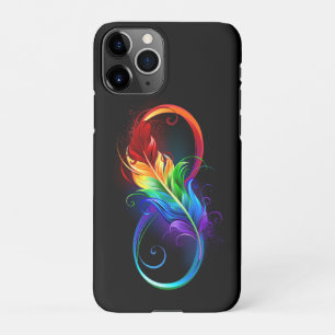 Infineensymbool met regenboogvanger iPhone 11Pro hoesje