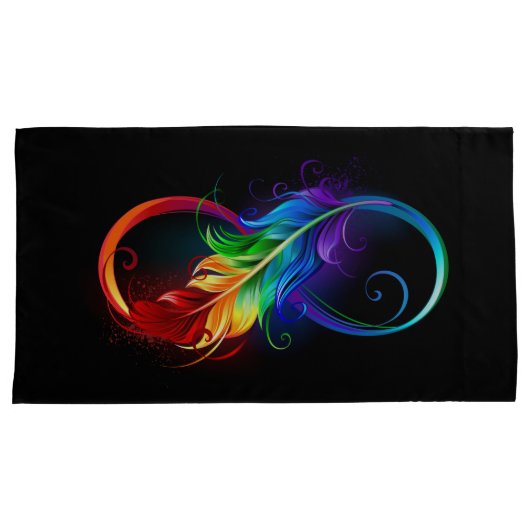 Infineensymbool met regenboogvanger kussensloop (Voorkant-Rechts)