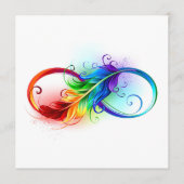 Infineensymbool met regenboogvanger menu (Voorkant)