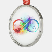 Infineensymbool met regenboogvanger metalen ornament (Links)