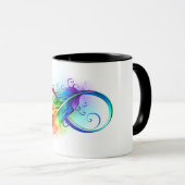 Infineensymbool met regenboogvanger mok (Voorkant rechts)