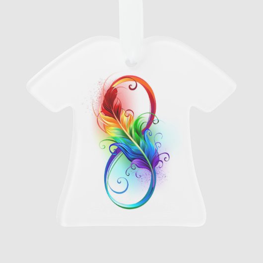 Infineensymbool met regenboogvanger ornament (achterkant)