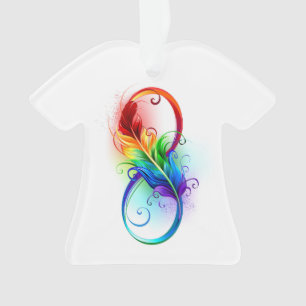 Infineensymbool met regenboogvanger ornament