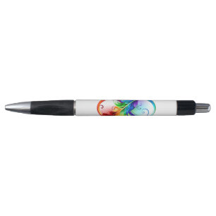 Infineensymbool met regenboogvanger pen