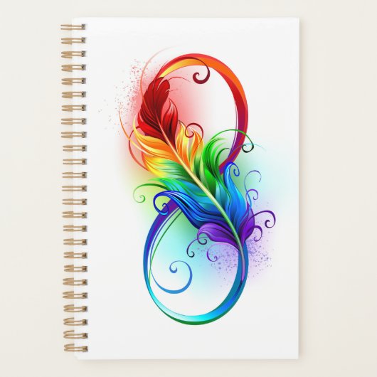 Infineensymbool met regenboogvanger planner (Voorkant)