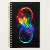 Infineensymbool met regenboogvanger planner (Voorkant)