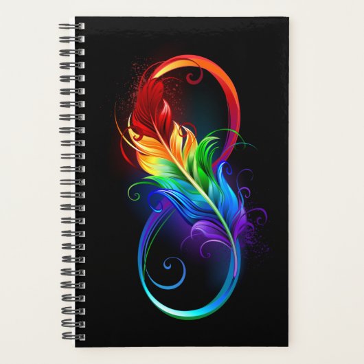 Infineensymbool met regenboogvanger planner (Voorkant)