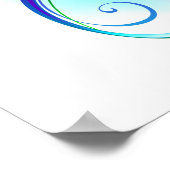 Infineensymbool met regenboogvanger poster (Hoek)