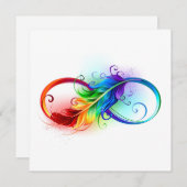 Infineensymbool met regenboogvanger programma (Voorkant / Achterkant)