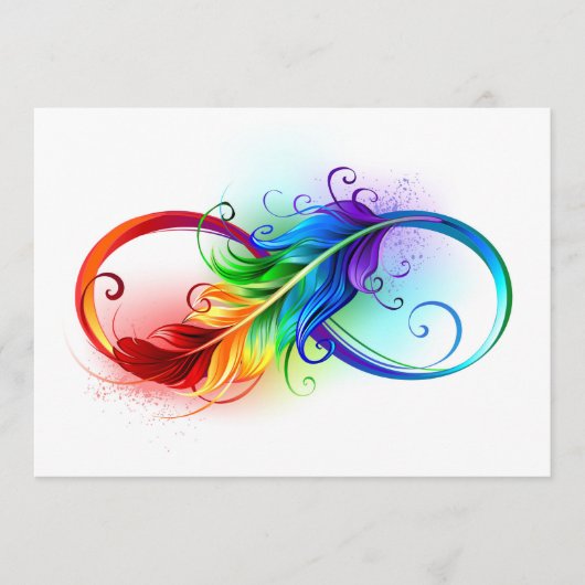 Infineensymbool met regenboogvanger programma (Voorkant)