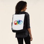 Infineensymbool met regenboogvanger rugtassen (Gedragen)