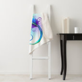 Infineensymbool met regenboogvanger sherpa deken (In situ)