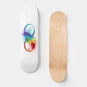 Infineensymbool met regenboogvanger skateboard (Voorkant)