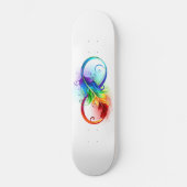 Infineensymbool met regenboogvanger skateboard (Voorkant)