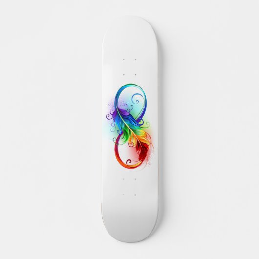 Infineensymbool met regenboogvanger skateboard (Voorkant)