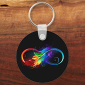 Infineensymbool met regenboogvanger sleutelhanger (Voorkant)