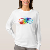 Infineensymbool met regenboogvanger t-shirt (Voorkant)