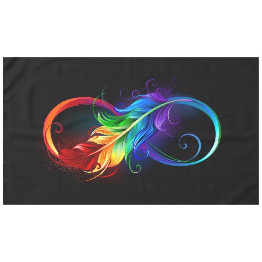 Infineensymbool met regenboogvanger tafelkleed (Voorkant (Horizontaal))