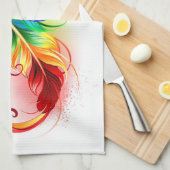 Infineensymbool met regenboogvanger theedoek (Quarter Fold)