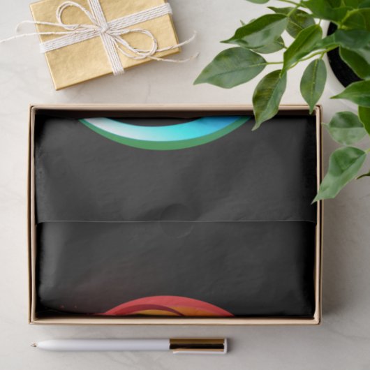 Infineensymbool met regenboogvanger tissuepapier (Geschenk)