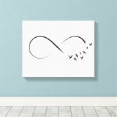 Infineste sliksymbool canvas afdruk (Insitu (Houten vloer))