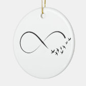 Infineste sliksymbool keramisch ornament (Links)