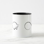 Infineste vlindersymbool mok (Midden)