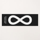 Infineteken spirituele pictogramsymbool aangepaste yogamat (Voorkant (horizontaal))