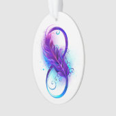 Infini avec plume violette (devant)