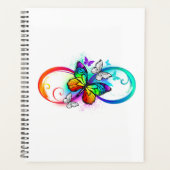 Infini brillant avec papillon arc-en-ciel (Devant)