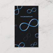 Infini - carte de visite de scientifique (Dos)