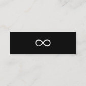 Infini - carte de visite de scientifique (Dos)