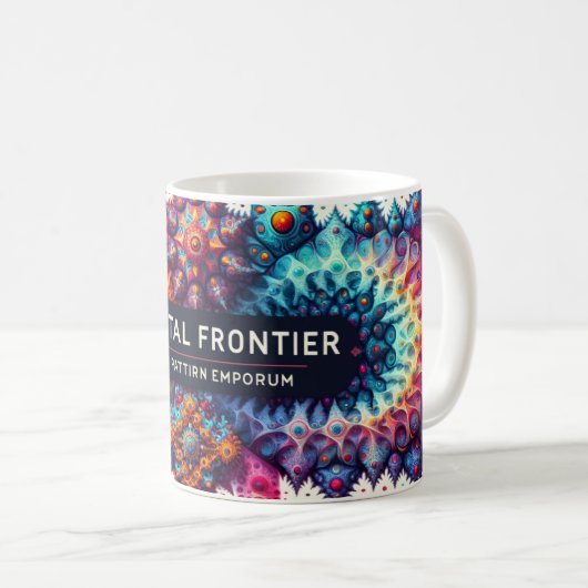 Infini complexe Mandelbrot Mug (Devant droit)